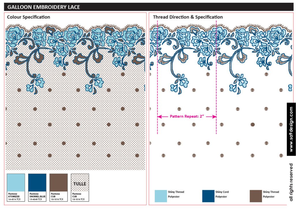 Freelance Embroidery & Lace Design