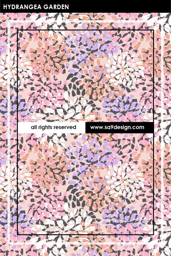Abstract Floral Textile Pattern